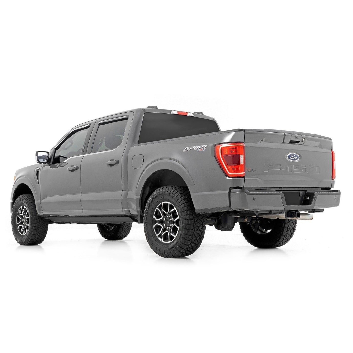ROUGH COUNTRY Power Running Boards | Dual Electric Motor | Ford F-150/Lightning/F-250/F-350/Raptor (15-25) | PSR71525