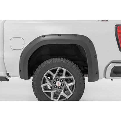 ROUGH COUNTRY | Pocket Fender Flares  G42 Coastal Dune  GMC Sierra 1500 2WD/4WD (2019-2026) | F-C11950A-G42