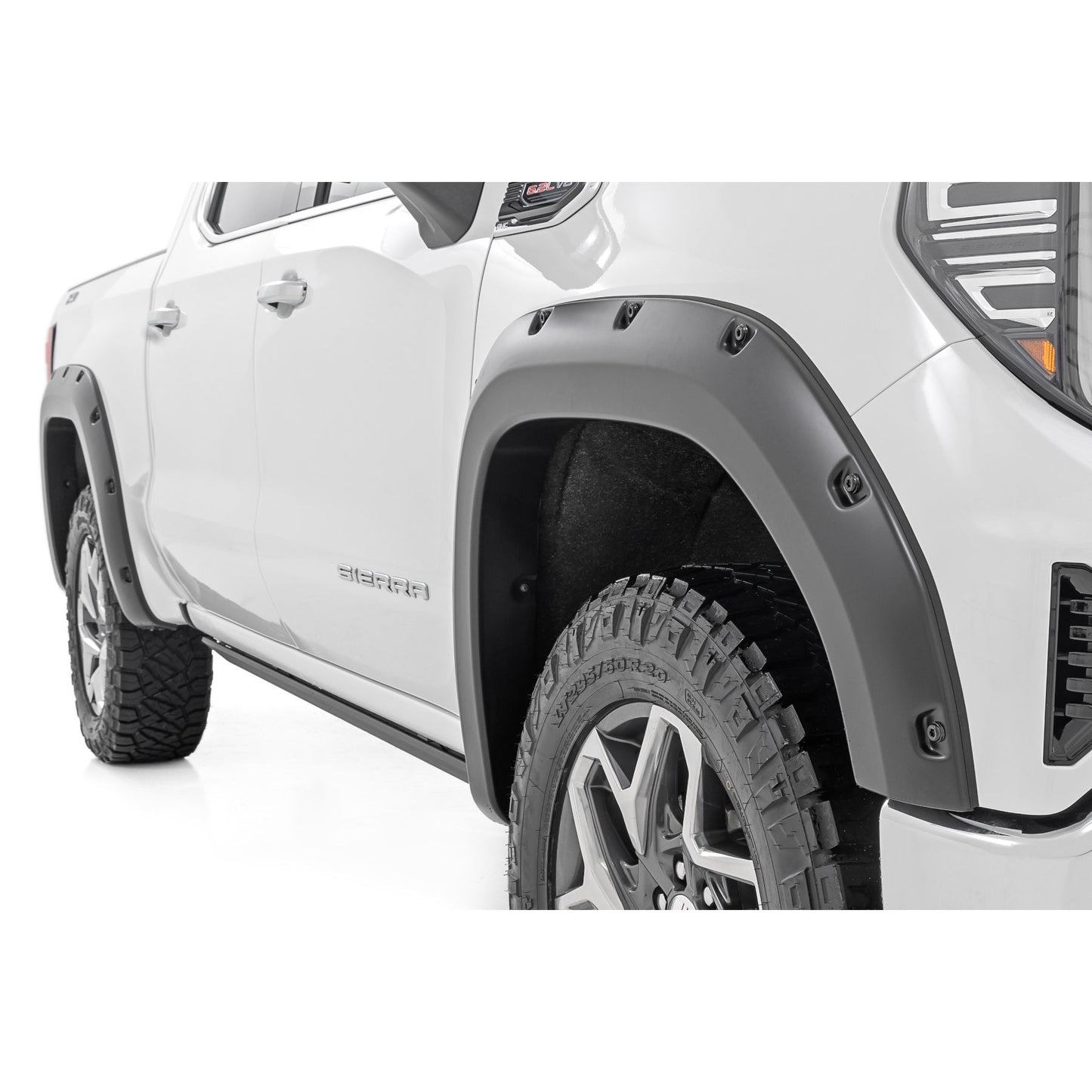 ROUGH COUNTRY | Pocket Fender Flares  G42 Coastal Dune  GMC Sierra 1500 2WD/4WD (2019-2026) | F-C11950A-G42