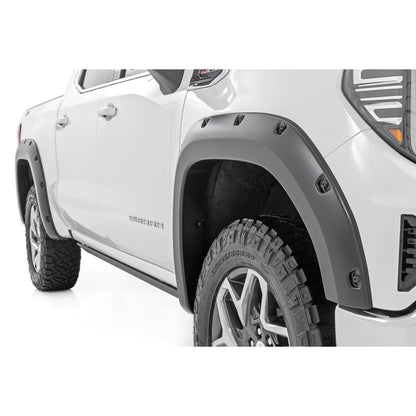 ROUGH COUNTRY | Pocket Fender Flares  G42 Coastal Dune  GMC Sierra 1500 2WD/4WD (2019-2026) | F-C11950A-G42