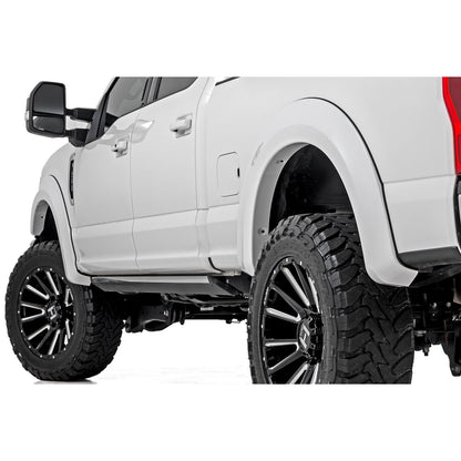 ROUGH COUNTRY Fender Flares | Sport | J7 Magnetic Grey | Ford F-250/F-350 Super Duty (17-22) | S-F21112-J7
