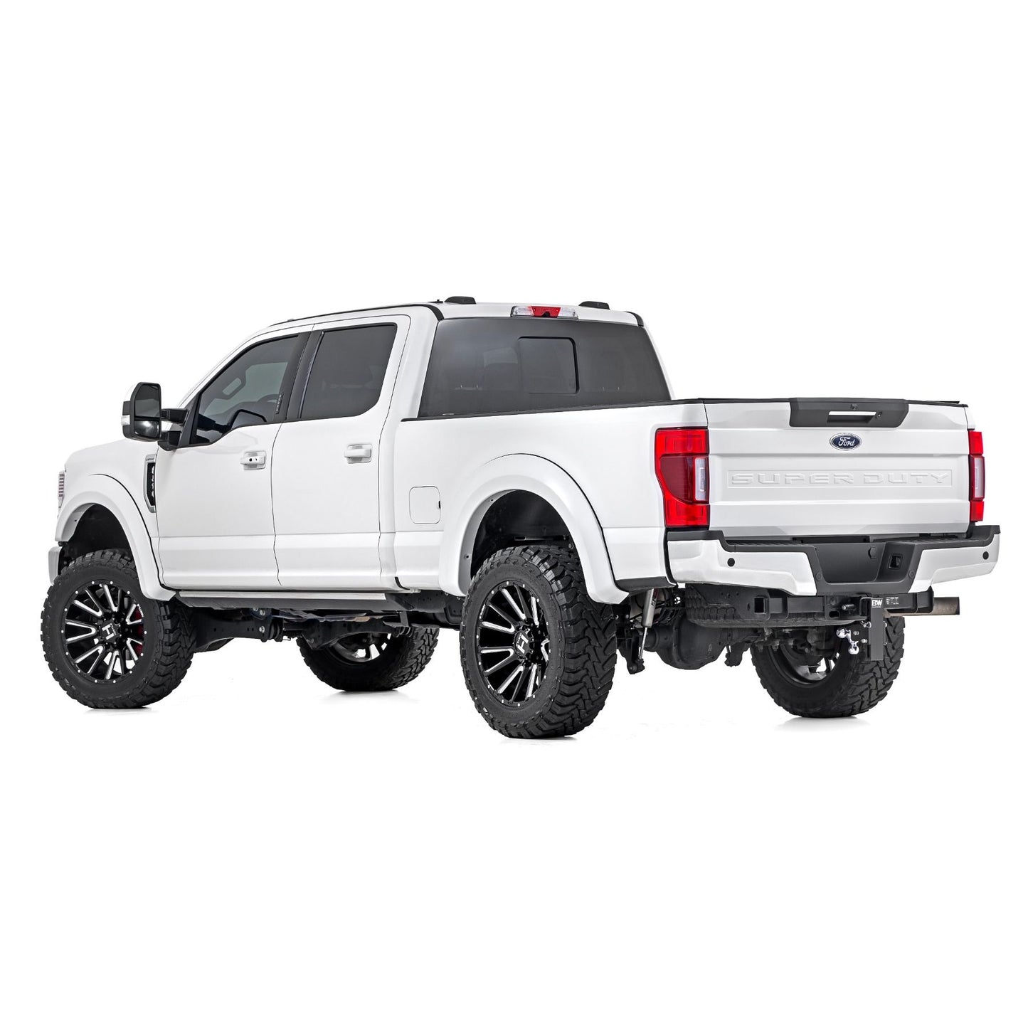 ROUGH COUNTRY Fender Flares | Sport | G1 Absolute Black | Ford F-250/F-350 Super Duty (17-22) | S-F21112-G1