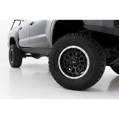 ROUGH COUNTRY Power Running Boards | Dual Electric Motor | Double Cab | Toyota Tacoma (05-23) | PSR652110
