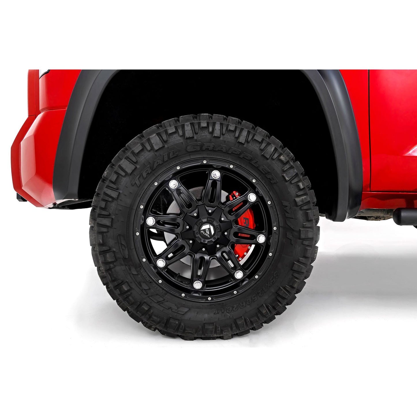 ROUGH COUNTRY Caliper Covers | Front and Rear | Red | Toyota Tundra 2WD/4WD (2022-2025) | 71152