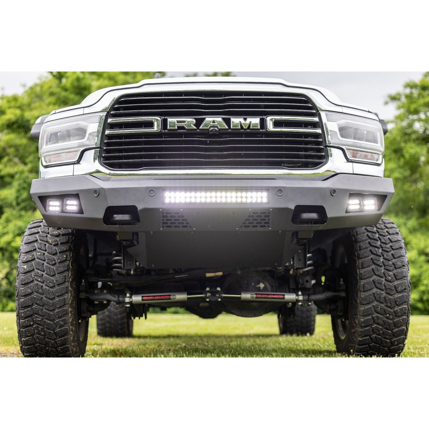 ROUGH COUNTRY N3 Steering Stabilizer | Dual | 2.5-8 Inch Lift | Ram 2500 (14-26)/3500 (13-25)  | 8749430