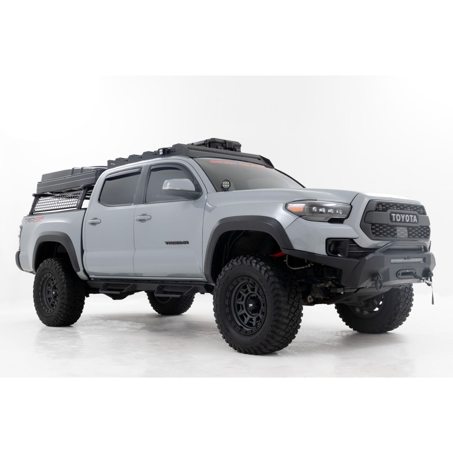 ROUGH COUNTRY Bed Rack | Half Rack | Aluminum | Toyota Tacoma 2WD/4WD (2005-2023) | 73115