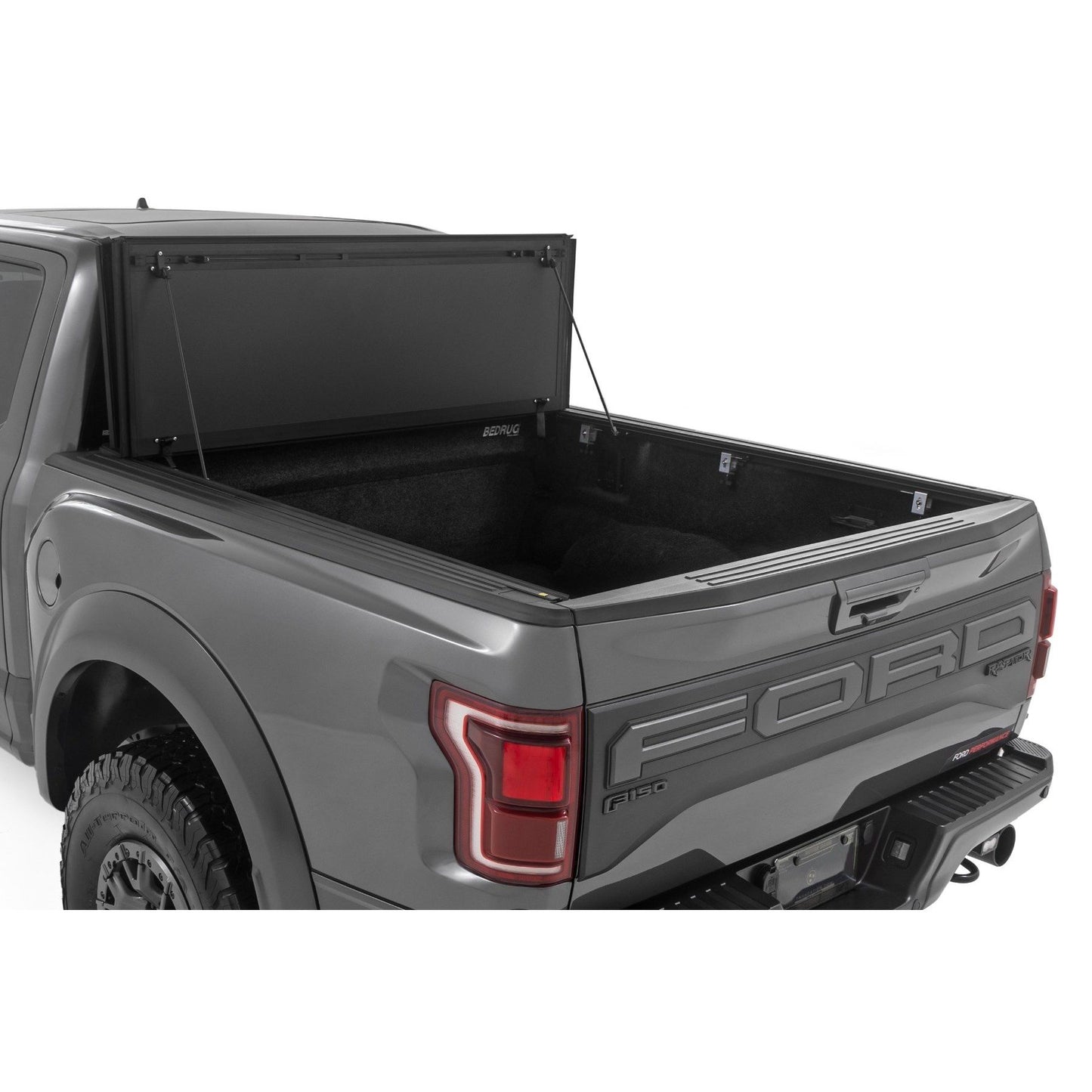 ROUGH COUNTRY Hard Tri-Fold Flip Up Bed Cover | 5'7" Bed | Ford F-150 (21-25)/F-150 Lightning (22-25)  | 49221550