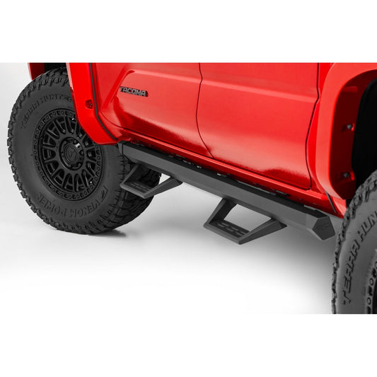 ROUGH COUNTRY SRL2 Adjustable Aluminum Steps | Double Cab | Toyota Tacoma 2WD/4WD (24-25) | 73003