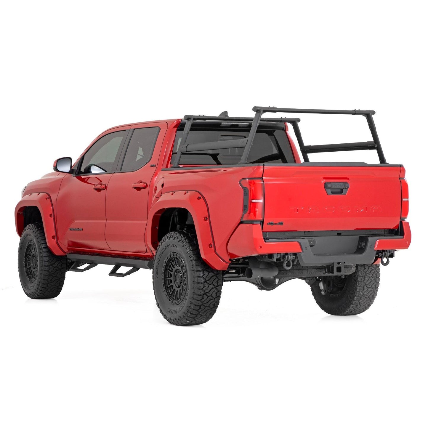 ROUGH COUNTRY SRL2 Adjustable Aluminum Steps | Double Cab | Toyota Tacoma 2WD/4WD (24-25) | 73003