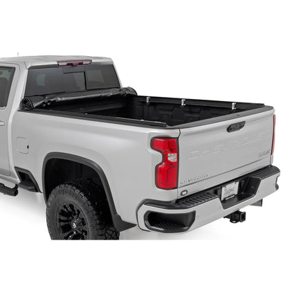 ROUGH COUNTRY Soft Roll Up Bed Cover | 6'9" Bed | Chevy/GMC 2500HD/3500HD (20-25) | 42120690