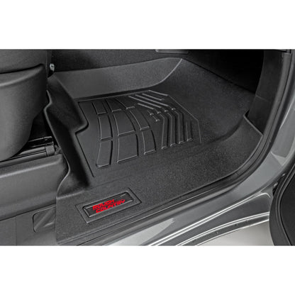 ROUGH COUNTRY Floor Mats | FR Bucket | Crew | Chevy/GMC 1500/2500HD/3500HD (19-26 & Classic) | SM2161