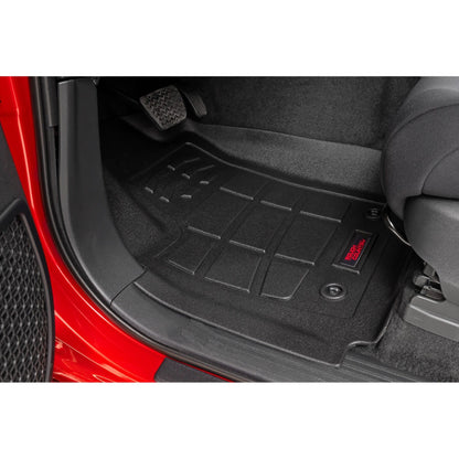 ROUGH COUNTRY Sure-Fit Floor Mats | Front | Double Cab | Toyota Tacoma 2WD/4WD (2024-2025) | SM71223_A