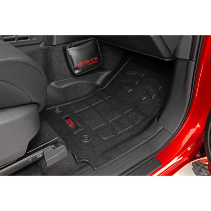 ROUGH COUNTRY Sure-Fit Floor Mats | Front | Double Cab | Toyota Tacoma 2WD/4WD (2024-2025) | SM71223