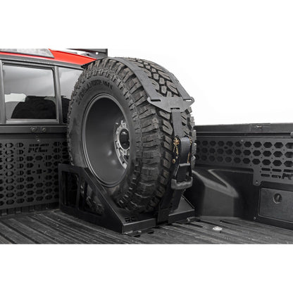 ROUGH COUNTRY Bed Mount Spare Tire Carrier | Universal | Multiple Makes & Models (Chevy/Dodge/Ford/GMC/Ram) | 99073