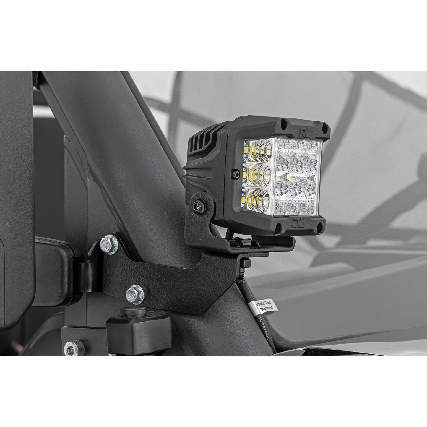 ROUGH COUNTRY LED Light Kit | Cage Mount | 2" Black Pair | CFMOTO UFORCE 1000  | 96103