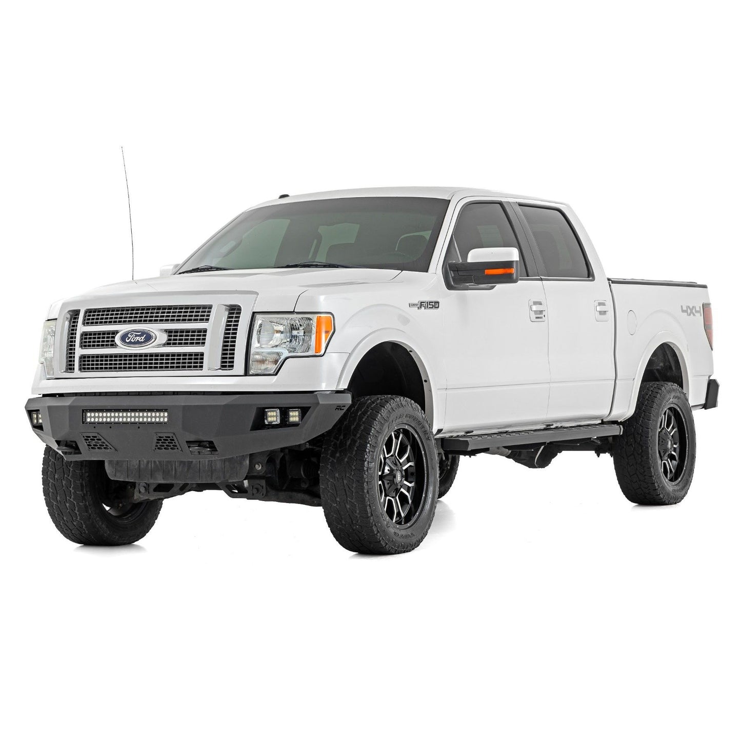 ROUGH COUNTRY BA2 Running Board | Side Step Bars | Ford F-150 2WD/4WD (2009-2014) | 41012