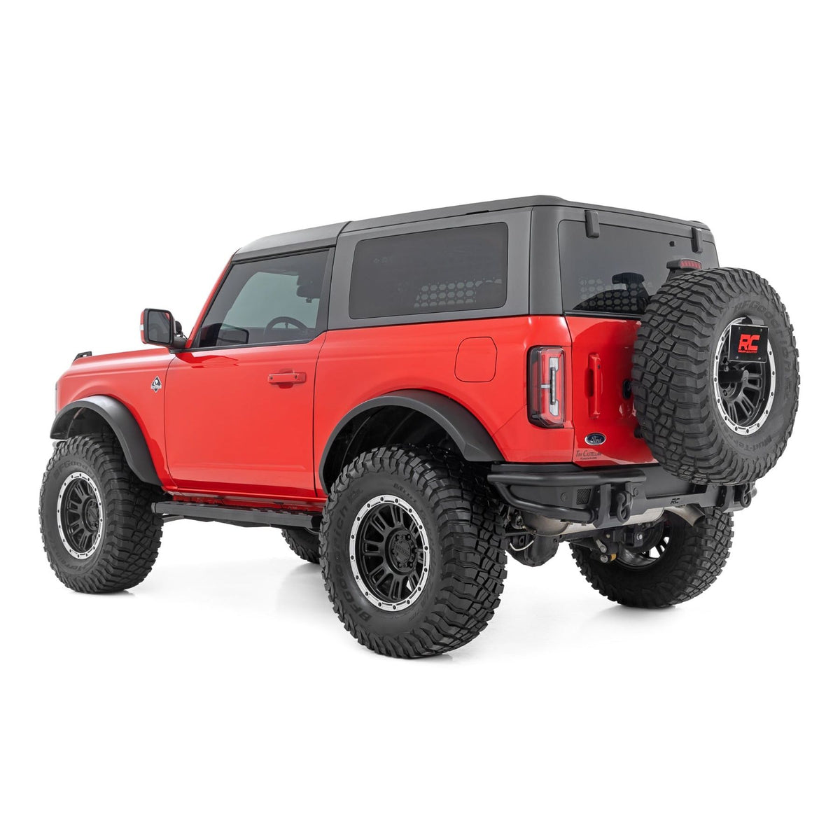 ROUGH COUNTRY RCS41008A 41008A BA2 Running Boards Ford Bronco 2 Door 21-26