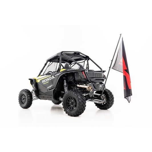 ROUGH COUNTRY Flag Pole Holder | Single | 2 & 2.5" Inch Hitch | w/ Flag Pole | 117520