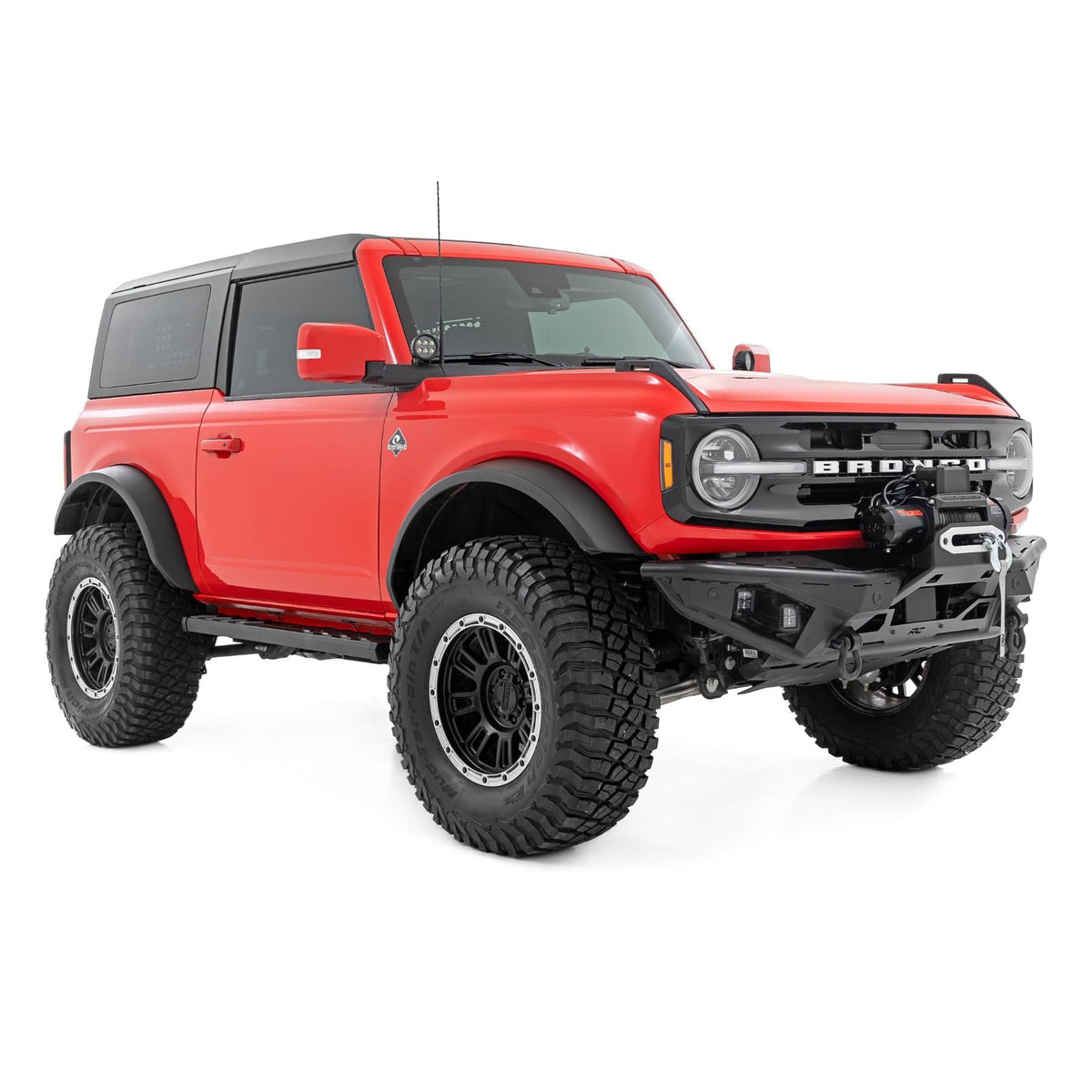 ROUGH COUNTRY RCS41008A 41008A BA2 Running Boards Ford Bronco 2 Door 21-26