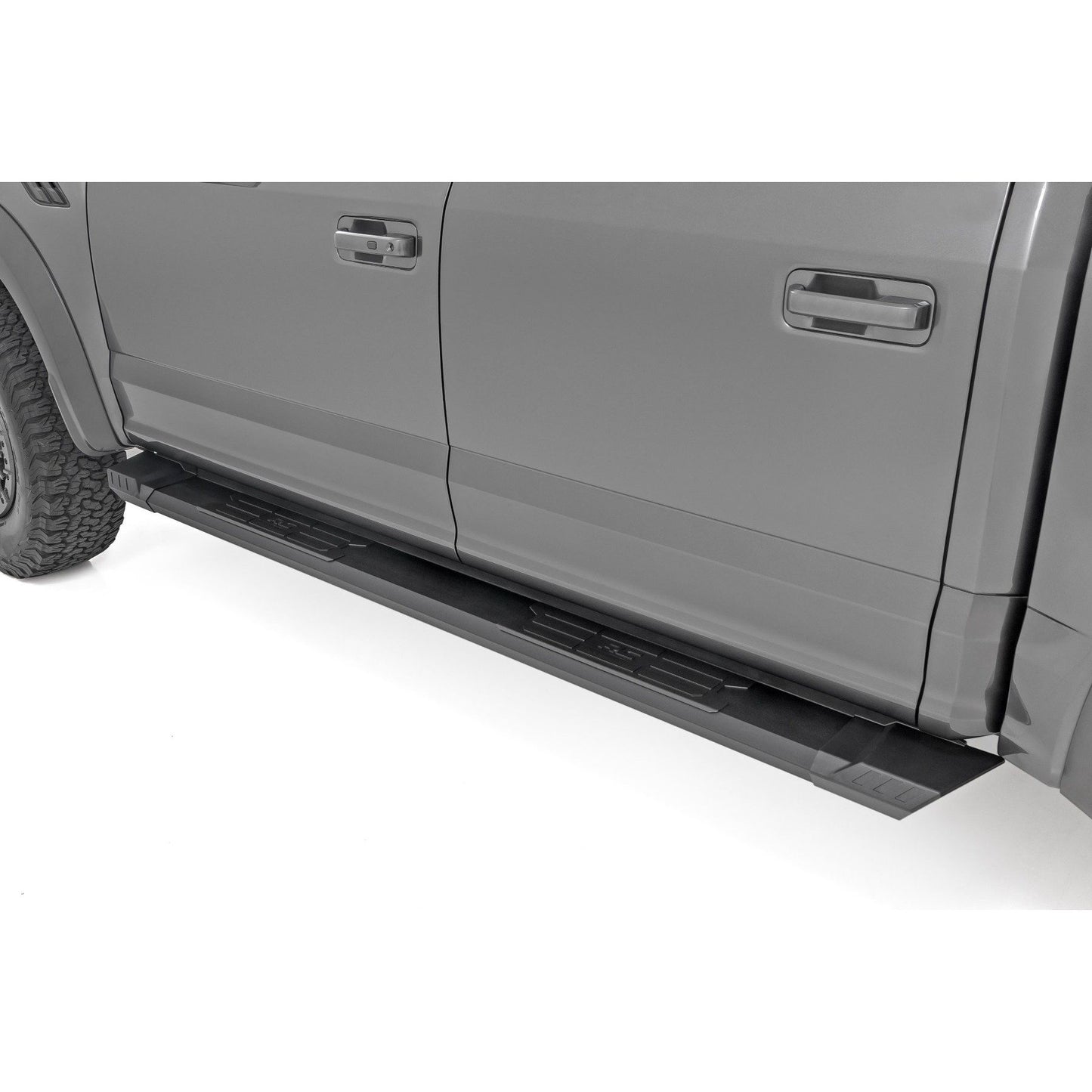 ROUGH COUNTRY HD2 Aluminum Running Boards | Crew Cab | Ford F-150/Lightning/F-250/F-350/Raptor (15-25) | SRB151791A