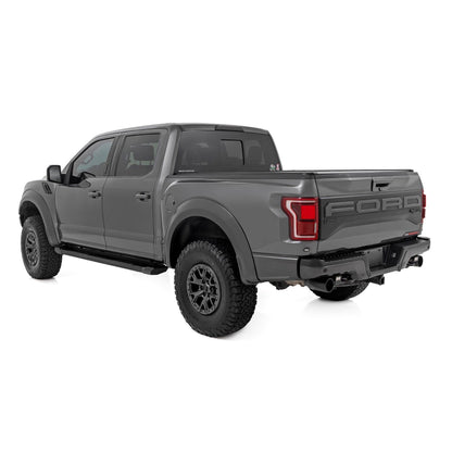 ROUGH COUNTRY HD2 Aluminum Running Boards | Crew Cab | Ford F-150/Lightning/F-250/F-350/Raptor (15-25) | SRB151791A