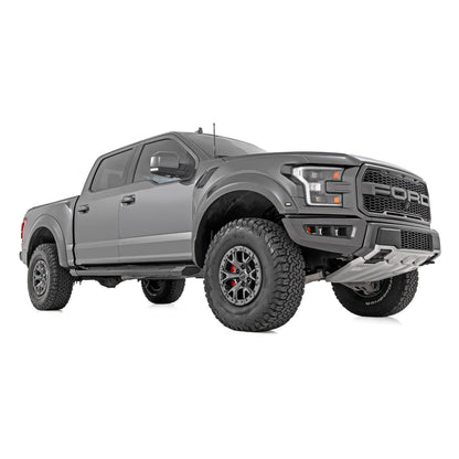 ROUGH COUNTRY HD2 Aluminum Running Boards | Crew Cab | Ford F-150/Lightning/F-250/F-350/Raptor (15-25) | SRB151791A