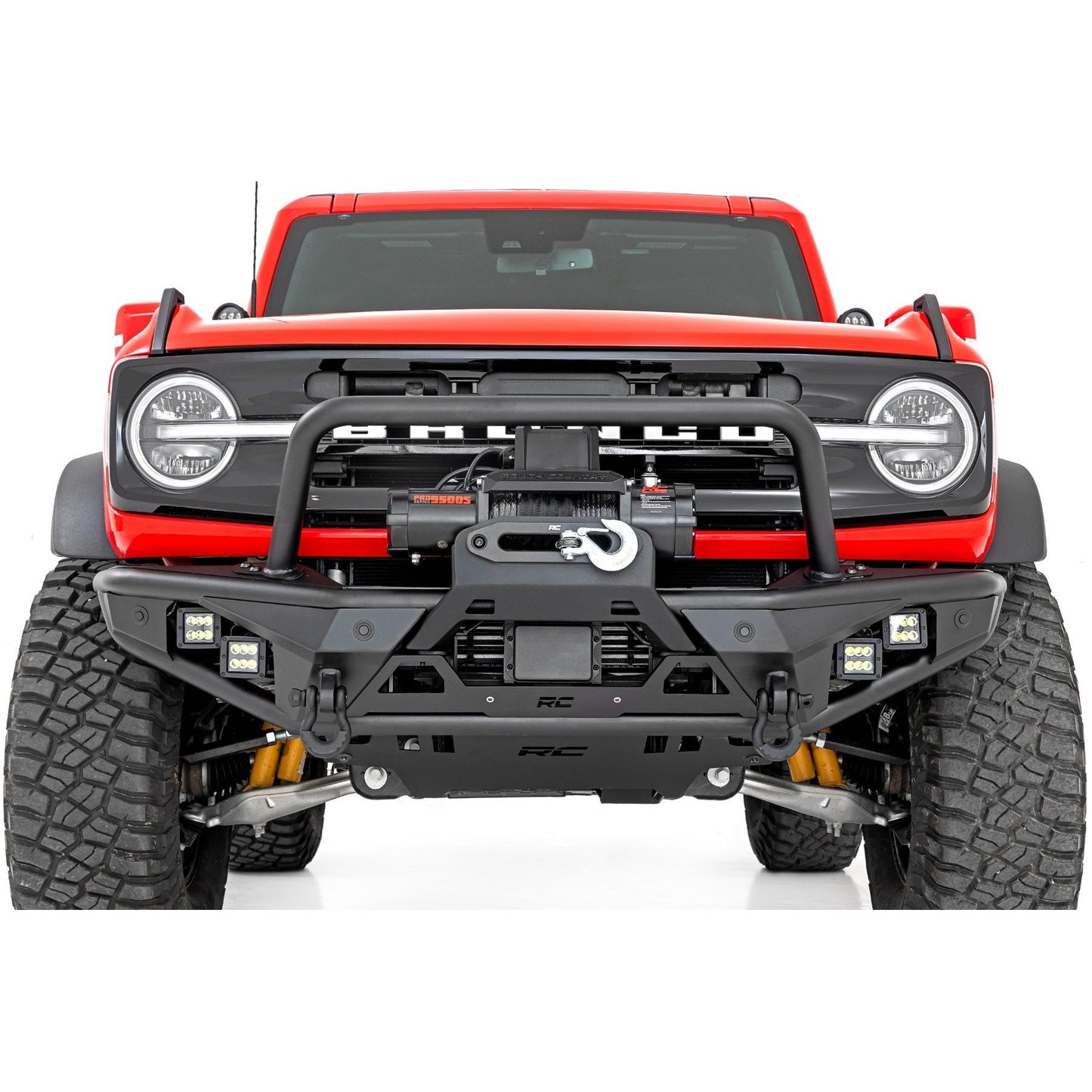 ROUGH COUNTRY Front Bumper | Tubular | Ford Bronco 4WD (2021-2025) | 51205