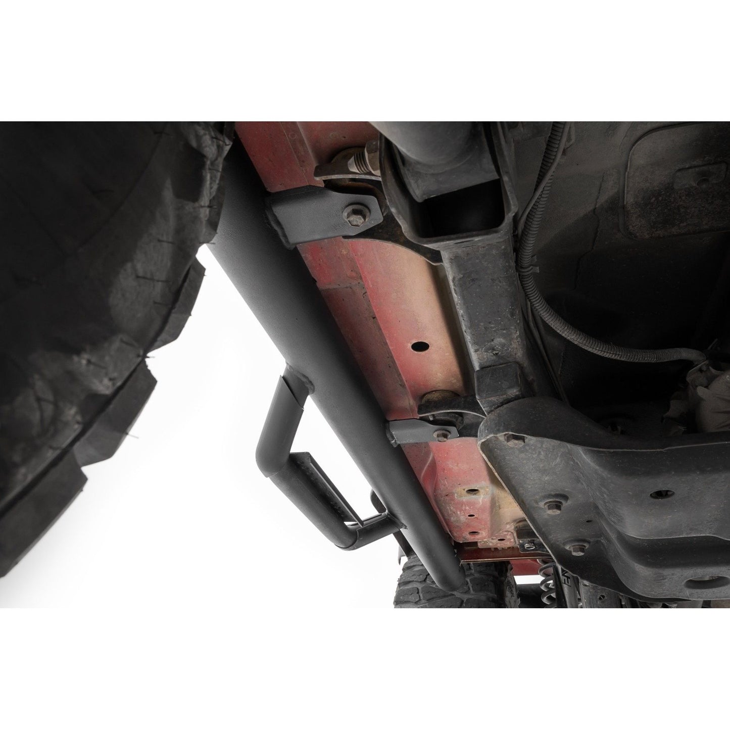 ROUGH COUNTRY Nerf Steps | Full Length | Jeep Wrangler TJ 4WD (1997-2006) | RCJ9746A
