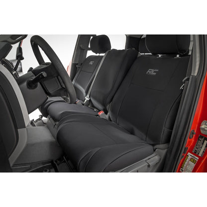 ROUGH COUNTRY Seat Covers | FR w/ Console Cover and Rear | Toyota Tundra 2WD/4WD (07-13) | 91061