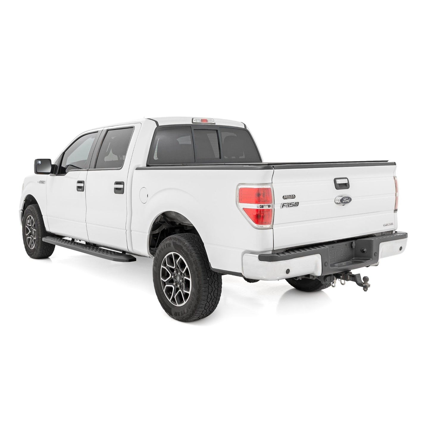 ROUGH COUNTRY RPT2 Running Board | Crew Cab | Black | Ford F-150 2WD/4WD (2009-2014) | 44010