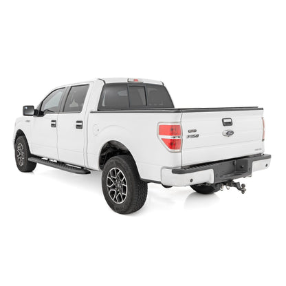 ROUGH COUNTRY RPT2 Running Board | Crew Cab | Black | Ford F-150 2WD/4WD (2009-2014) | 44010