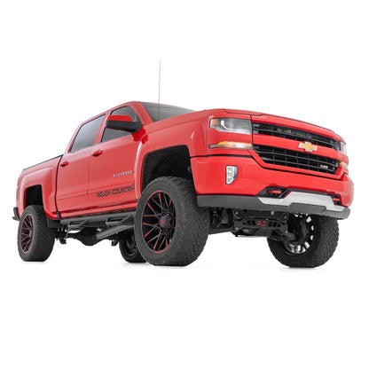 ROUGH COUNTRY Nerf Steps | Cab Length | Crew Cab | Chevy/GMC 1500 (14-18 & Classic) | RCC1489CCB