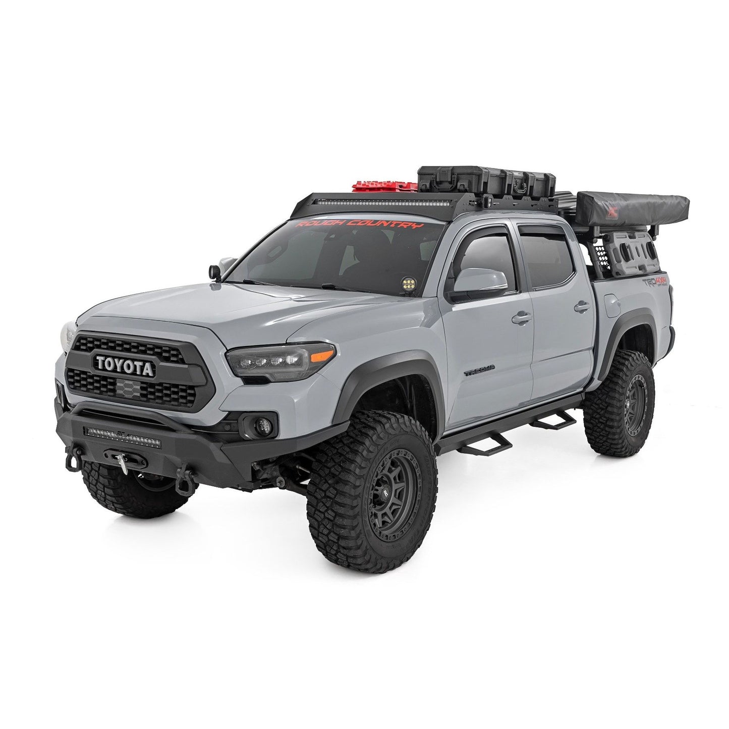 ROUGH COUNTRY SRL2 Adj Aluminum Step | Double Cab | Toyota Tacoma 2WD/4WD (2005-2023) | 71096
