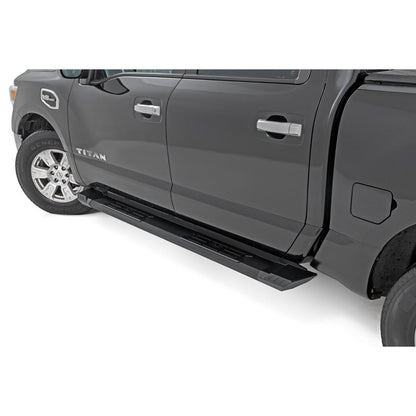 ROUGH COUNTRY HD2 Aluminum Running Boards | Crew Cab | Nissan Titan 2WD/4WD (2004-2024) | SRB041785A
