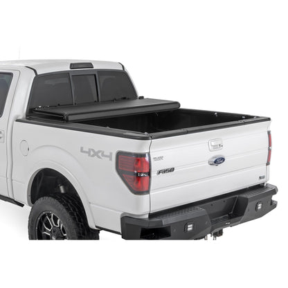 ROUGH COUNTRY Hard Low Profile Bed Cover | 5'7" Bed | Ford F-150 2WD/4WD (2004-2014) | 47214550B