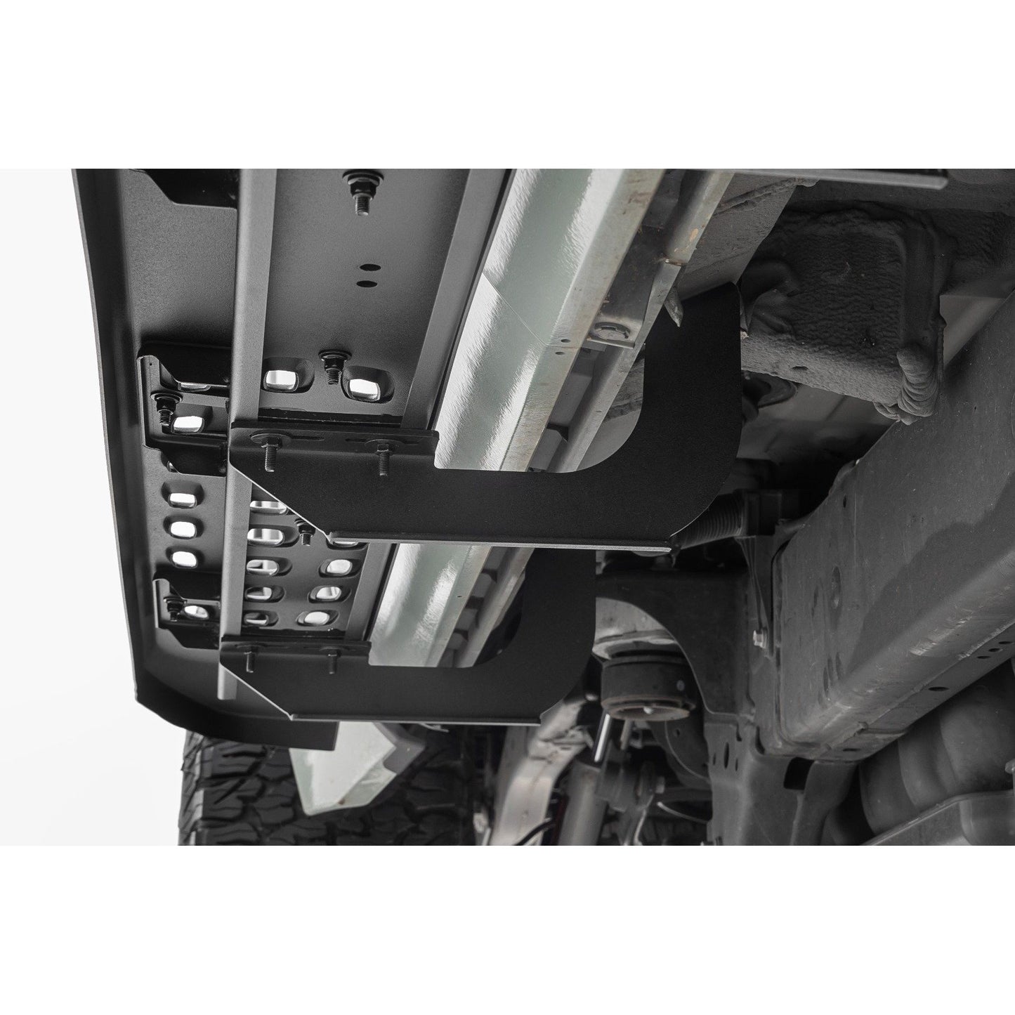 ROUGH COUNTRY RPT2 Running Board | Crew Cab | Black | Toyota Tundra 2WD/4WD (2022-2025) | 44007