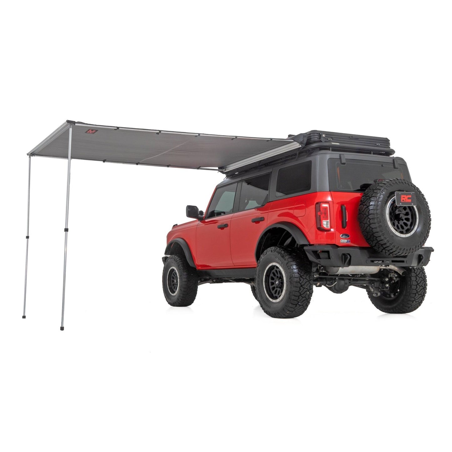 ROUGH COUNTRY Retractable Roof Rack Awning | 6'6" x 9'8" (Fits Trucks & SUVs) | 99081