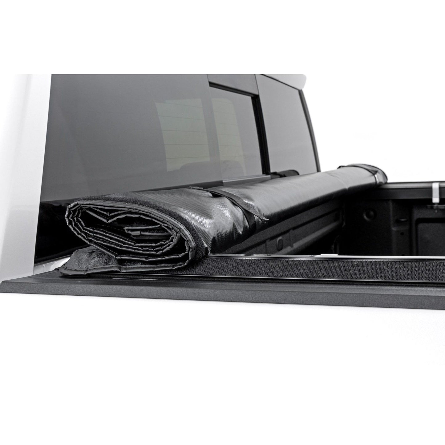 ROUGH COUNTRY Soft Roll Up Bed Cover | 5'10" Bed | Chevy/GMC Sierra 1500 (19-26)/Silverado 1500 (19-26)  | 42120580