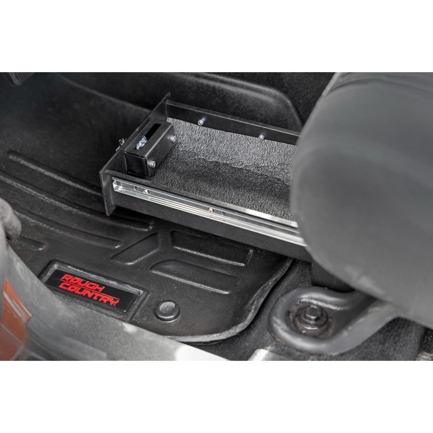 ROUGH COUNTRY Storage Box | Under Seat | Jeep Wrangler JK (07-10)/Wrangler Unlimited (07-18)  | 99035
