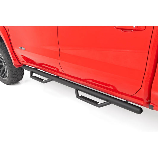 ROUGH COUNTRY Nerf Steps | Cab Length | Crew Cab | Chevy/GMC 1500/2500HD/3500HD (19-26 & Refresh) | RCC1980CCB