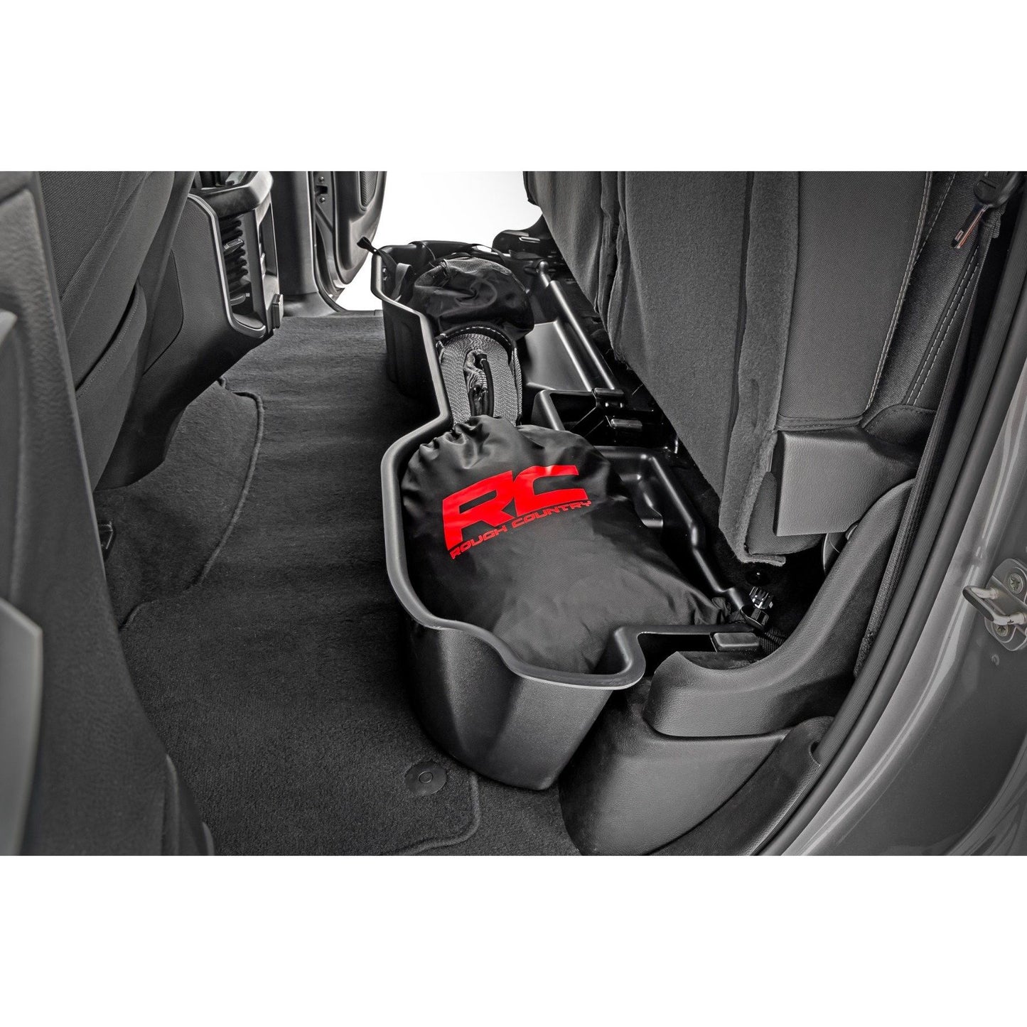 ROUGH COUNTRY Under Seat Storage | Double Cab | Ram 1500 2WD/4WD (2019-2025) | RC09422