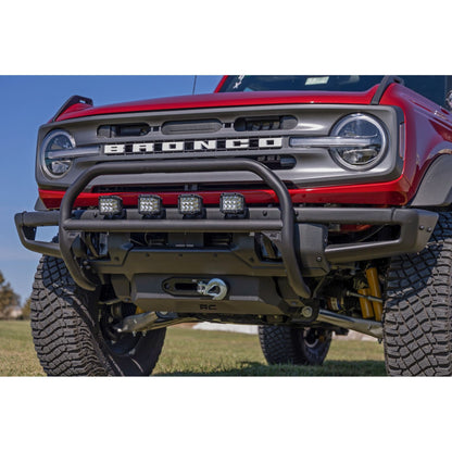 ROUGH COUNTRY Nudge Bar | OE Modular Steel | | Ford Bronco 4WD (2021-2025) | 51100