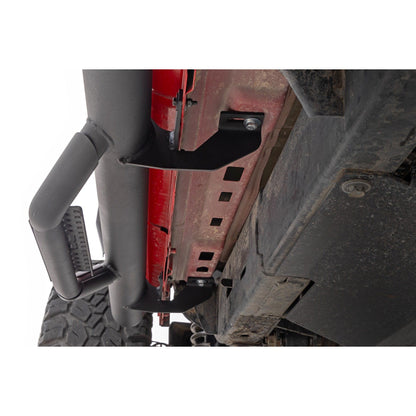 ROUGH COUNTRY Nerf Steps | Wheel to Wheel | 4 Door | Jeep Wrangler Unlimited 2WD/4WD (07-18) | 90764B