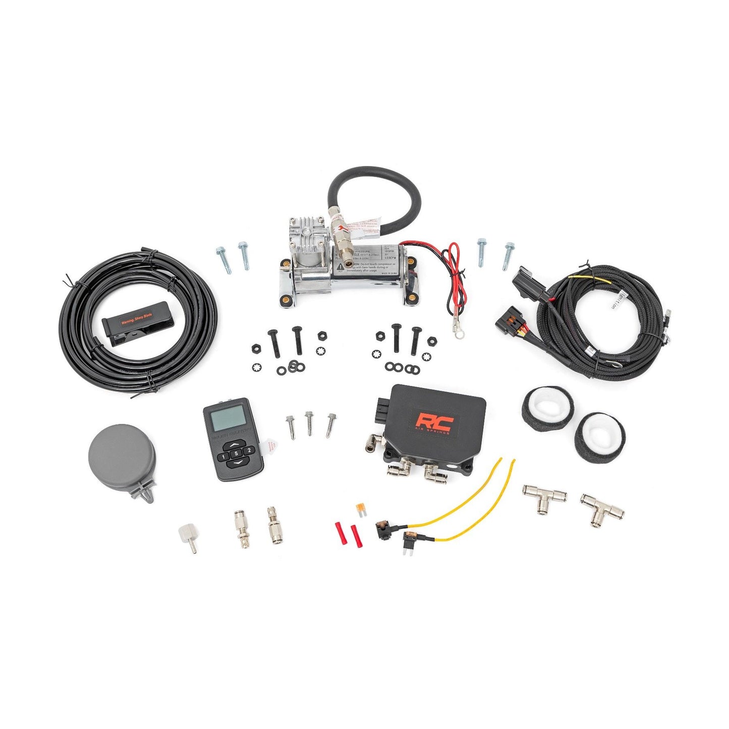 ROUGH COUNTRY Wireless Air Bag Controller Kit w/Compressor | 10106