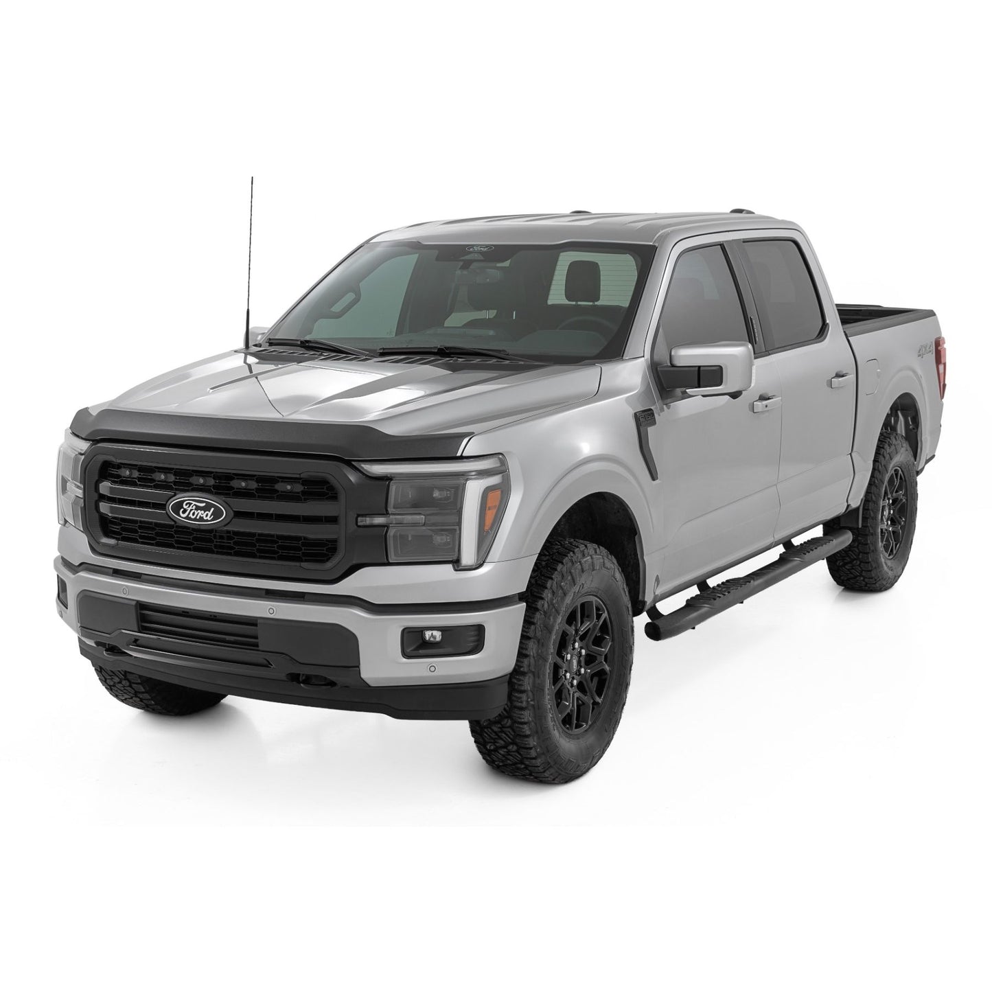 ROUGH COUNTRY | Hood Protector  Gloss Black  Ford F-150 2WD/4WD (2021-2026) | HP30010-RCGB
