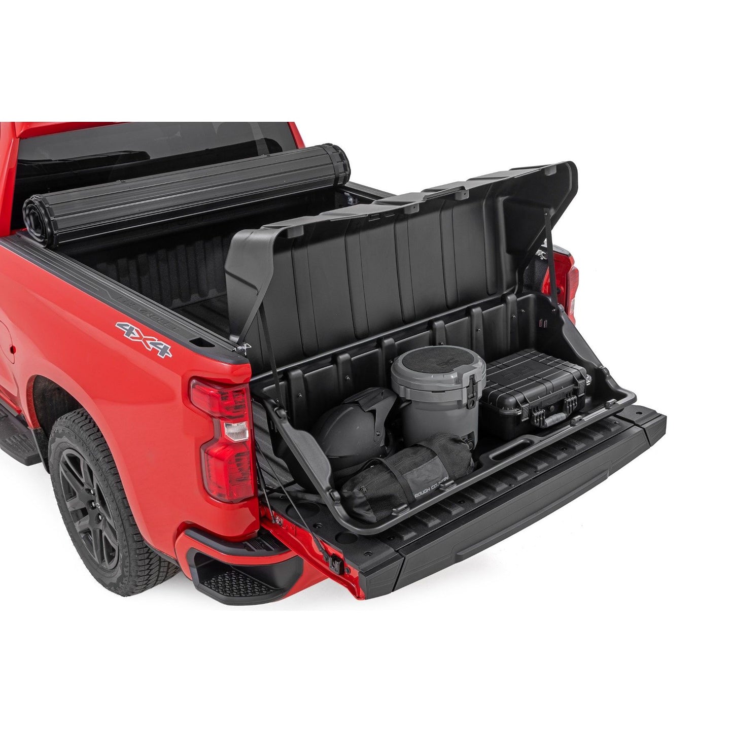 ROUGH COUNTRY Truck Bed Cargo Storage Box | Lid & Box | Easy Access | Full Size 56" | 10208