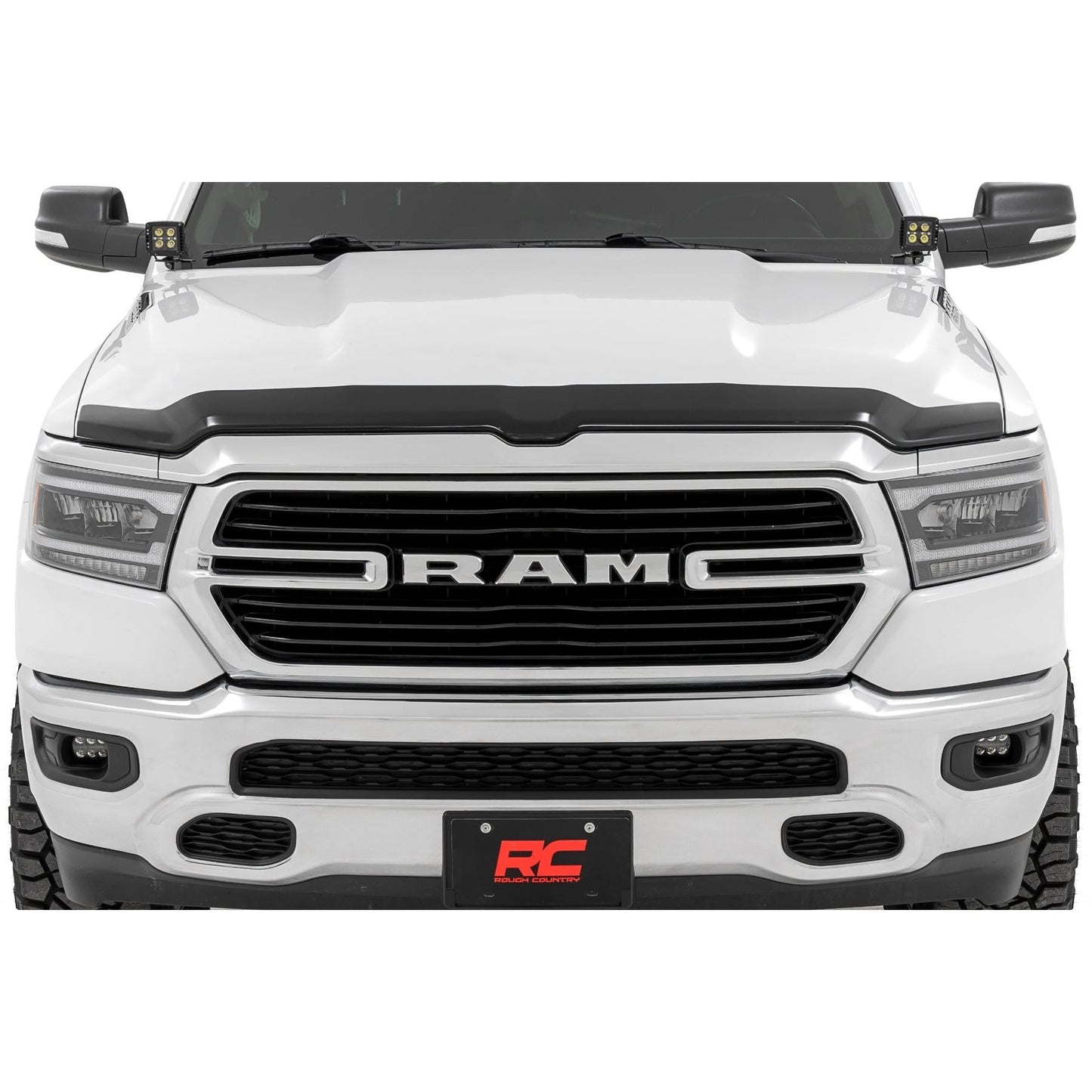 ROUGH COUNTRY | Hood Protector  Gloss Black  Ram 1500 2WD/4WD (2019-2026) | HP20010-RCGB