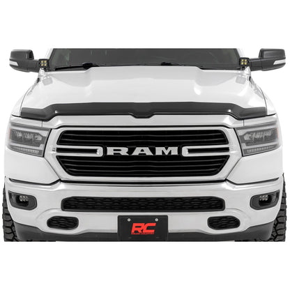 ROUGH COUNTRY | Hood Protector  Gloss Black  Ram 1500 2WD/4WD (2019-2026) | HP20010-RCGB
