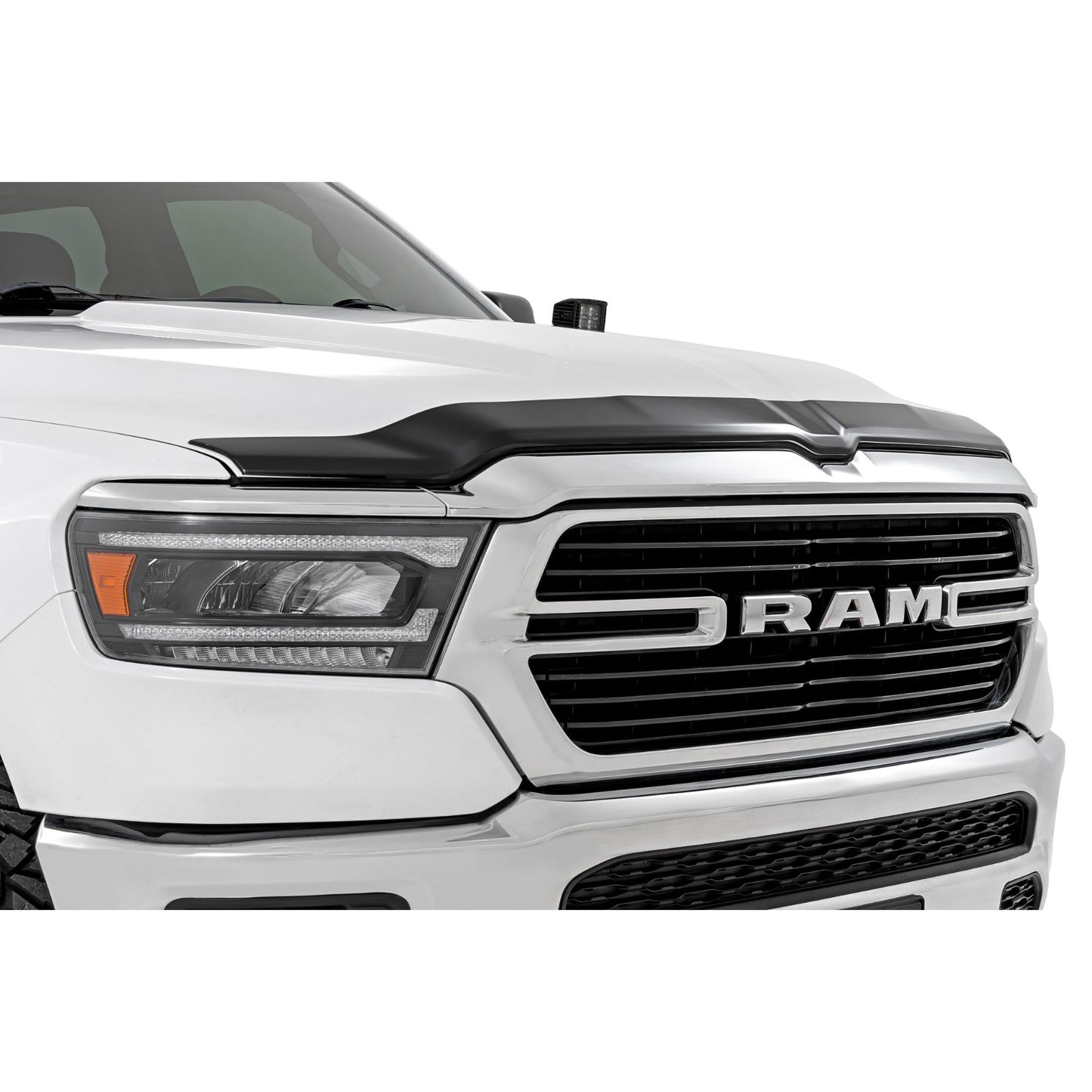 ROUGH COUNTRY | Hood Protector  Gloss Black  Ram 1500 2WD/4WD (2019-2026) | HP20010-RCGB