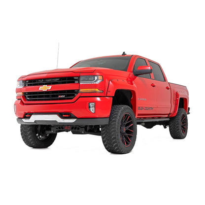 ROUGH COUNTRY OV2 Running Boards | Side Step Bars | Crew Cab | Chevy/GMC 1500/2500HD/3500HD (07-19 & Classic) | 14010